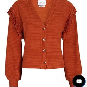 NWOT saylor vneck cardigan sweater, size XS